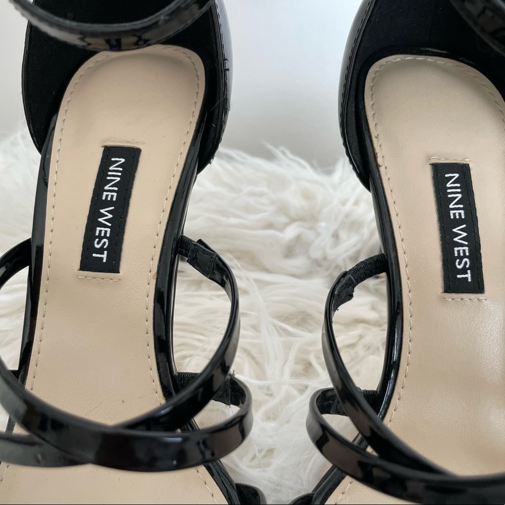 Nine West Patent Strappy Sandals - Picture 7 of 9